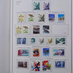 Collection massive timbres d'Europe neufs et oblitérés en un album.