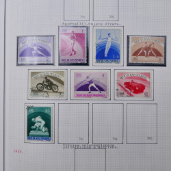 Collection massive timbres d'Europe neufs et oblitérés en un album.