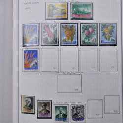 Collection massive timbres d'Europe neufs et oblitérés en un album.