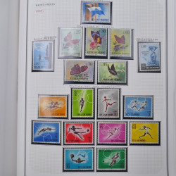 Collection massive timbres d'Europe neufs et oblitérés en un album.