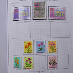 Collection massive timbres d'Europe neufs et oblitérés en un album.