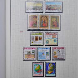 Collection massive timbres d'Europe neufs et oblitérés en un album.