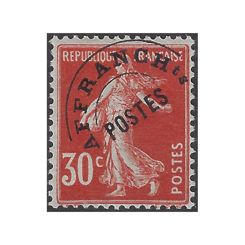 Timbre préoblitéré de France type Semeuse N°58 neuf**.