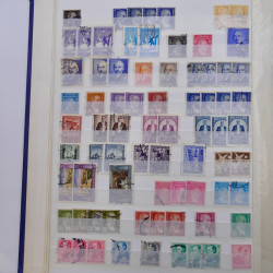Lot de timbres de Turquie, Yougoslavie oblitérés en un album