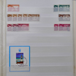 Lot de timbres de Turquie, Yougoslavie oblitérés en un album