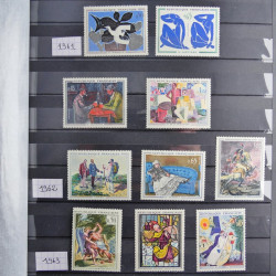 Collection timbres Musée imaginaire de France 1961-2011 neufs** complet.