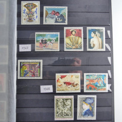 Collection timbres Musée imaginaire de France 1961-2011 neufs** complet.