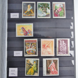 Collection timbres Musée imaginaire de France 1961-2011 neufs** complet.