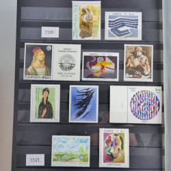 Collection timbres Musée imaginaire de France 1961-2011 neufs** complet.