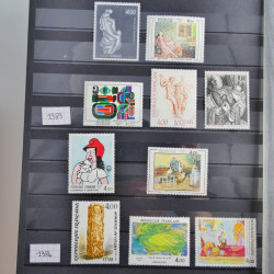 Collection timbres Musée imaginaire de France 1961-2011 neufs** complet.