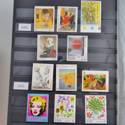 Collection timbres Musée imaginaire de France 1961-2011 neufs** complet.