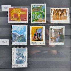Collection timbres Musée imaginaire de France 1961-2011 neufs** complet.