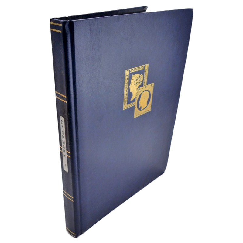 Lot de timbres de Danemark oblitérés en un album.