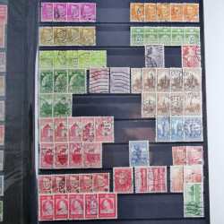 Lot de timbres de Danemark oblitérés en un album.