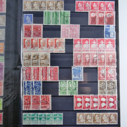 Lot de timbres de Danemark oblitérés en un album.