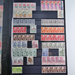 Lot de timbres de Danemark oblitérés en un album.