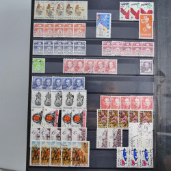 Lot de timbres de Danemark oblitérés en un album.