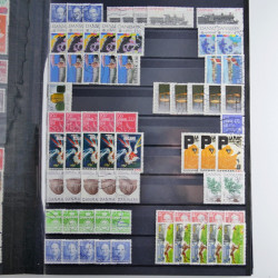 Lot de timbres de Danemark oblitérés en un album.