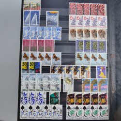 Lot de timbres de Danemark oblitérés en un album.