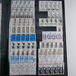 Lot de timbres de Danemark oblitérés en un album.