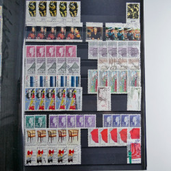 Lot de timbres de Danemark oblitérés en un album.