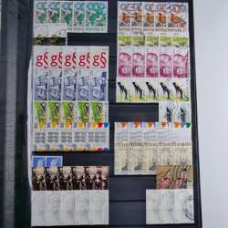 Lot de timbres de Danemark oblitérés en un album.