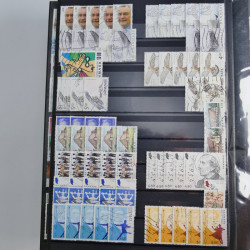 Lot de timbres de Danemark oblitérés en un album.