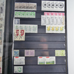 Lot de timbres de Danemark oblitérés en un album.