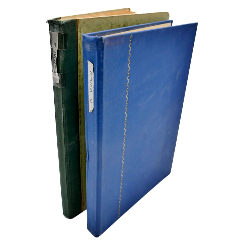 Lot de timbres de Russie neufs et oblitérés en deux albums.