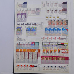 Lot de timbres de Malte oblitérés en un album.