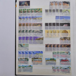 Lot de timbres de Malte oblitérés en un album.