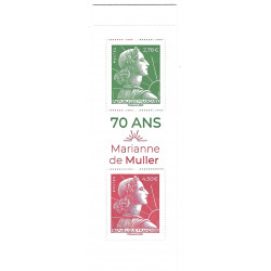 Carnet mixte gommé 70 ans de Cérès de Muller neuf**.