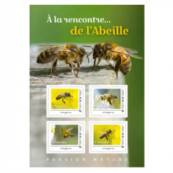 Collector 4 timbres - A la rencontre de l'Abeille.