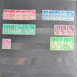 Lot de timbres d'Allemagne neufs et oblitérés en huit albums.