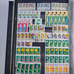 Lot de timbres d'Allemagne neufs et oblitérés en huit albums.