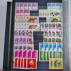 Lot de timbres d'Allemagne neufs et oblitérés en huit albums.