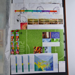 Lot de timbres d'Allemagne neufs et oblitérés en huit albums.