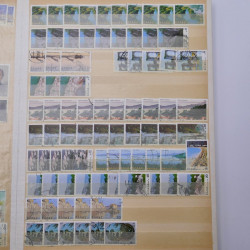 Lot de timbres de Grèce oblitérés en un album.