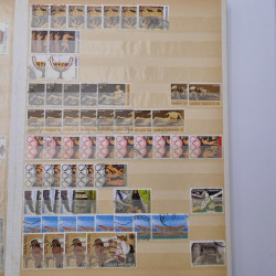 Lot de timbres de Grèce oblitérés en un album.