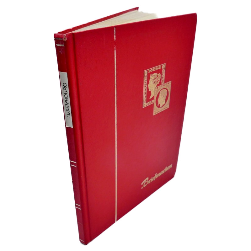 Lot de timbres de Luxembourg oblitérés en un album.