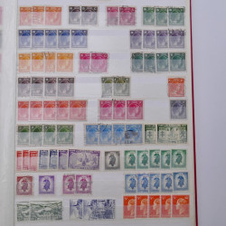 Lot de timbres de Luxembourg oblitérés en un album.