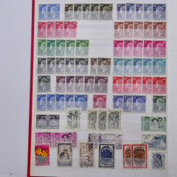 Lot de timbres de Luxembourg oblitérés en un album.