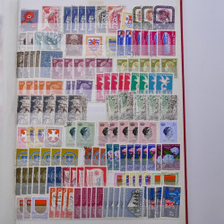 Lot de timbres de Luxembourg oblitérés en un album.