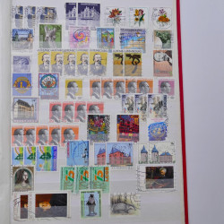 Lot de timbres de Luxembourg oblitérés en un album.