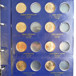 Collection de monnaies 1 dollars présidentielle 2007-2016