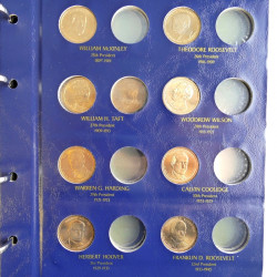 Collection de monnaies 1 dollars présidentielle 2007-2016