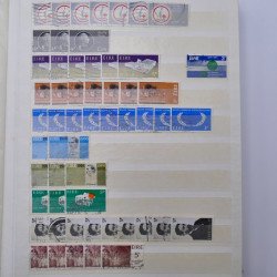 Lot de timbres d'Irlande oblitérés en un album.