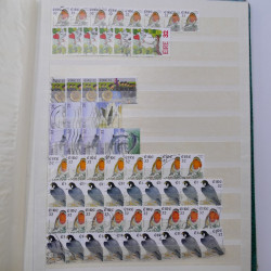 Lot de timbres d'Irlande oblitérés en un album.