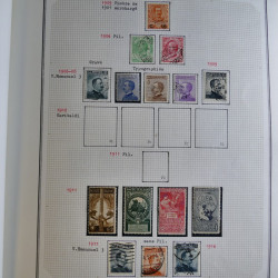 Collection timbres d'Italie 1862-2003 neufs et oblitérés en un album.