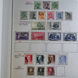 Collection timbres d'Italie 1862-2003 neufs et oblitérés en un album.